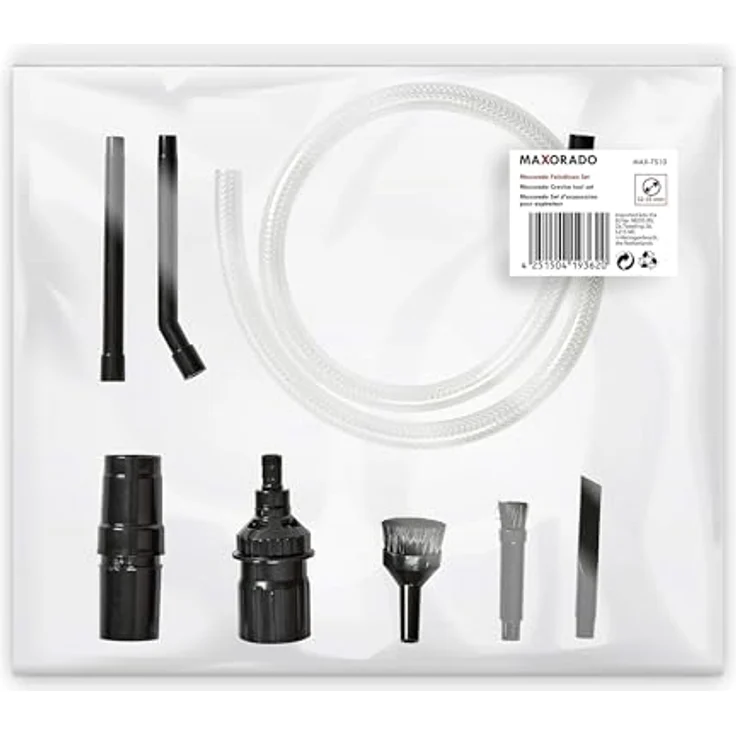 Maxorado Staubsauger PC Aufsatz Set, Mini Düsen für Feinreinigung von Computer, Laptop und 3D Drucker, 90cm Schlauch, Universaladapter für 32mm und 35mm Staubsauger – Bild 1