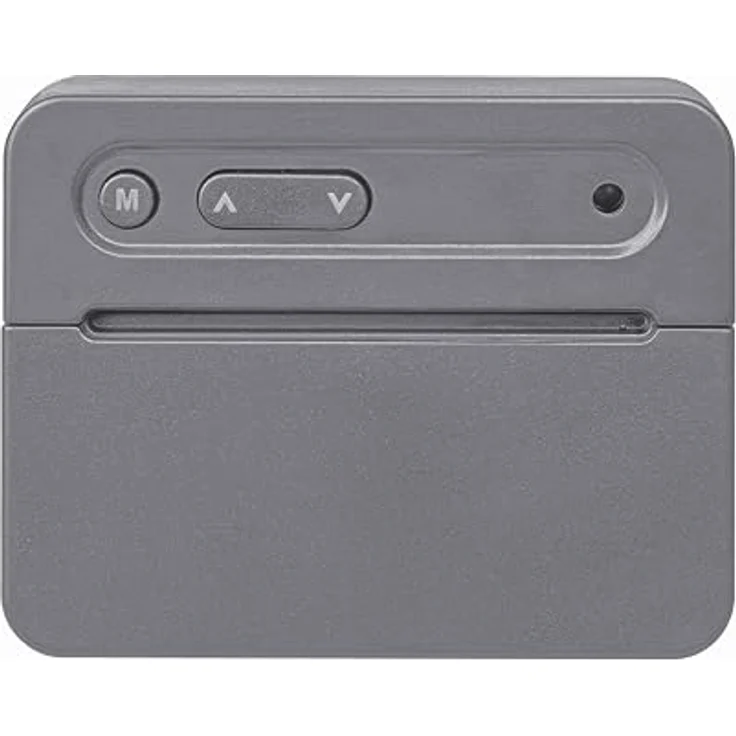 TFA Dostmann Digitaler Reise Wecker 60.2044.10, batteriebetrieben, mit lautem Weckalarm, integriertes Innenthermometer, Datumsanzeige, kompakt, grau – Bild 4