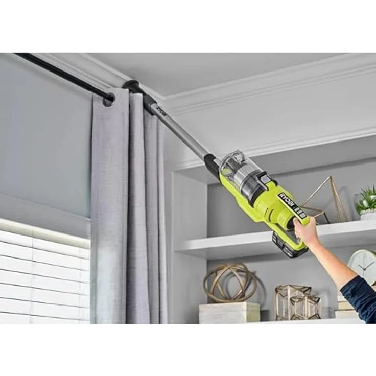 Ryobi Akku-Bodenstaubsauger 18 V ONE+, Saugleistung 60 AW, RSV18-120G, 2 Ah Akku und Ladegerät – Bild 2