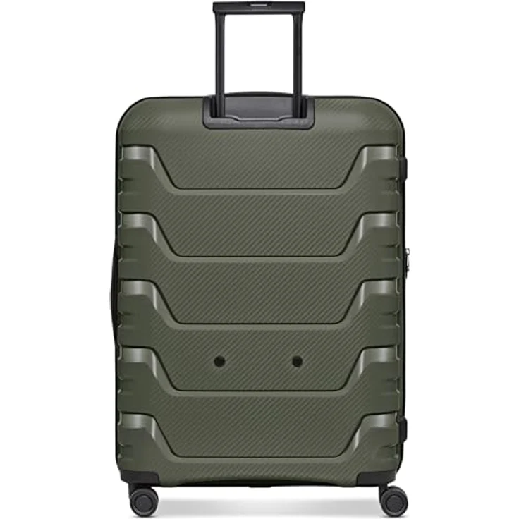 SMARTBOX Hartschalen Check-in Koffer | Großer XL Trolley 52 x 33 x 76 cm | erweiterbar auf 120 Liter | Polypropylen | 4 Doppelrollen & TSA-Schloss | leicht 4,2 kg (Edition 01) – Bild 3