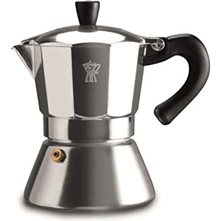 Pezzetti Bellexpress Coffee Maker, 6 Cups, Grau