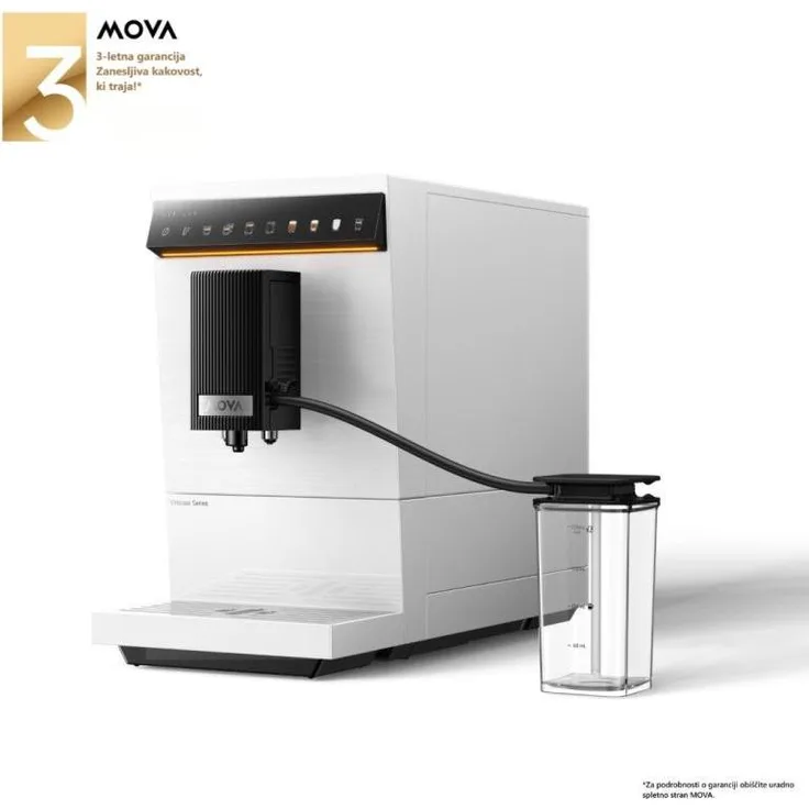 Mova Virtuoso 10 Pro, Kaffeevollautomat mit umfassenden Funktionen, Weiss
