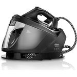 Ufesa Digital Care, Dampfbügeleisen mit Boiler, Leistung 2600 W, Druck 7 BAR, automatischer digitaler Thermostat, LED-Anzeige, schwarz und grau