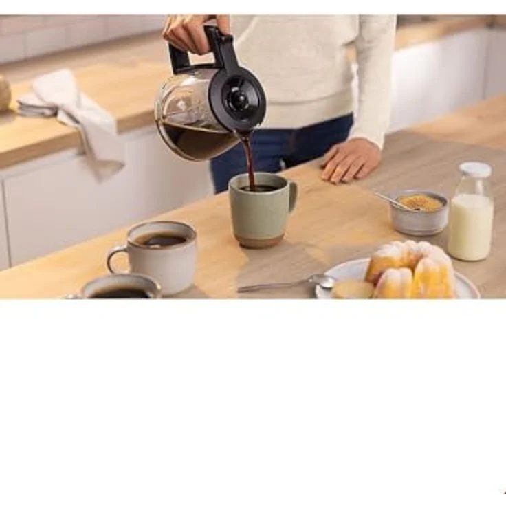 BOSCH Filterkaffeemaschine Elektrische Kaffeemaschine BOSCH TKA4M233 1200 W, Schwarz, 15 Tassen – Bild 8