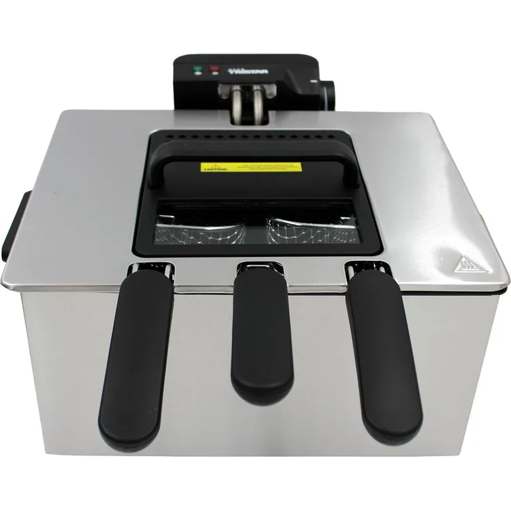 Tristar FR-9340, Fritteuse 5L mit 3 Frittierkörben und Temperaturregelung