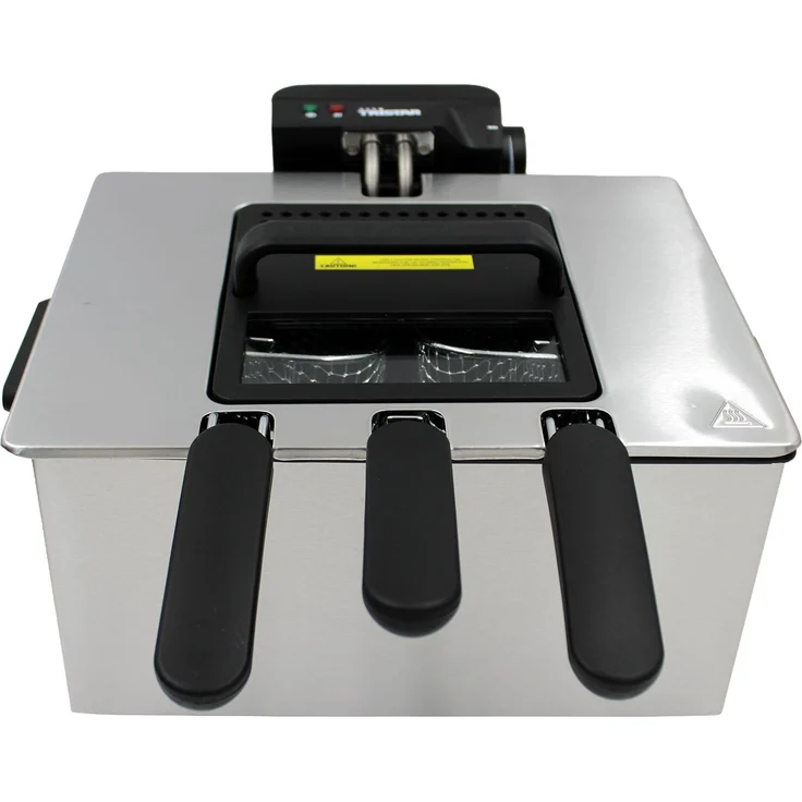 Tristar FR-9340, Fritteuse 5L mit 3 Frittierkörben und Temperaturregelung
