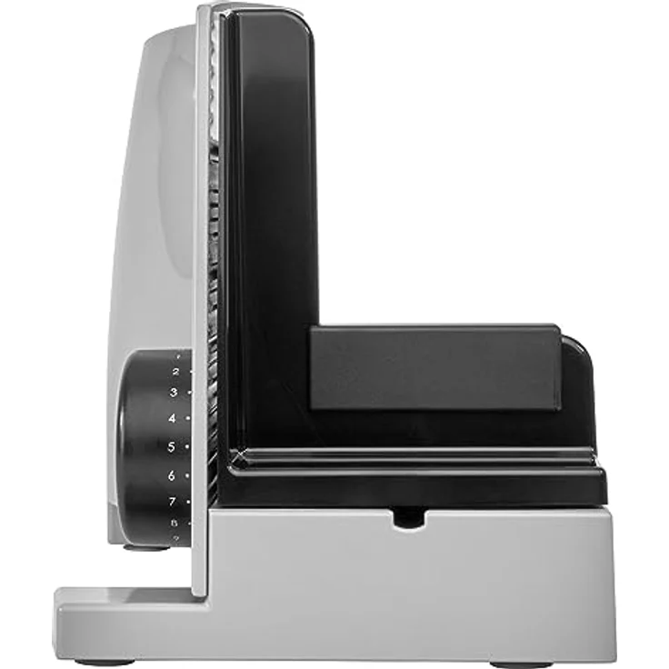 ritter nova 1 Duo Plus Elektrischer Allesschneider & Schneidemaschine aus Metall mit ECO-Motor, Made in Germany, Grau – Bild 2