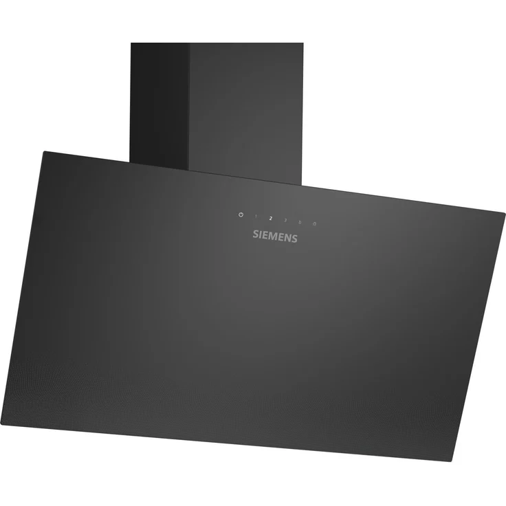 Siemens LC85KDK6K Kopffreihaube, 80 cm, schwarz/klarglas, mit TouchControl, Abluft- und Umluftbetrieb, 430 m³/h, Energieeffizienzklasse A – Bild 1