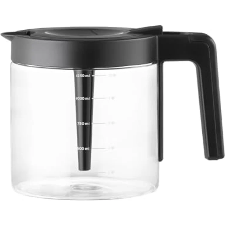 VESTEL FCM9065 Golden Cup Filterkaffeemaschine, 1550W, Edelstahlgehäuse, 1,25L Glaskanne, Warmhaltefunktion, Tropfstoppschutz – Bild 6