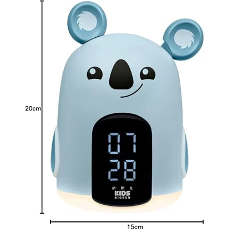 Bigben Koala Wecker mit Nachtlicht, für Kinder, einfach bedienbar – Bild 6