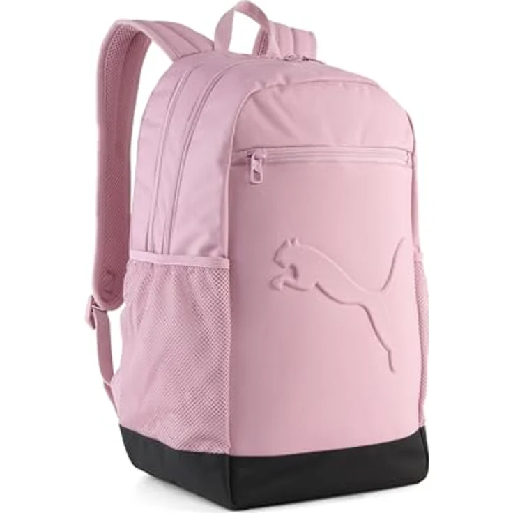 PUMA Buzz 28 l Freizeitrucksack, multifunktional mit gepolsterten Schulterriemen und Reißverschlussfächern, schwarz – Bild 1