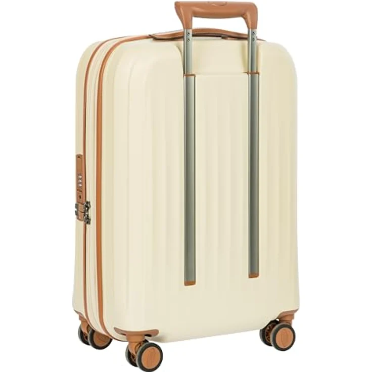 Bric's Taormina Trolley 55 cm Exp, erweiterbares Handgepäckstück in Cream Beige mit TSA-Zahlenschloss und durchdachter Innenaufteilung – Bild 3