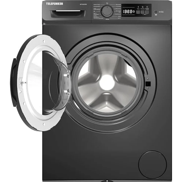 Telefunken W714AS1DI, Waschmaschine 7kg Frontlader mit 1400 U/Min, Inverter Motor, AquaStop, Schontrommel, dark inox – Bild 12