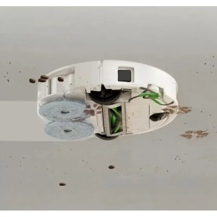 iRobot Roomba Combo Plus 575, Roboter Staubsauger mit 25.000 Pa Saugleistung, Wischfunktion und selbstreinigender Station, Weiß – Bild 8
