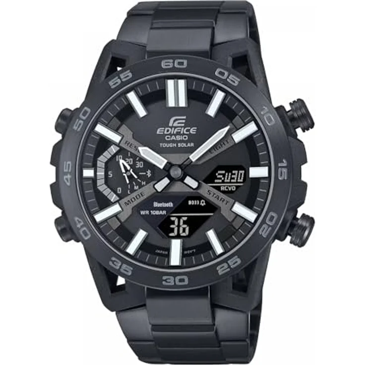 Casio Armbanduhr ECB-2000DC-1BEF, mit Dual Time Funktion – Bild 2