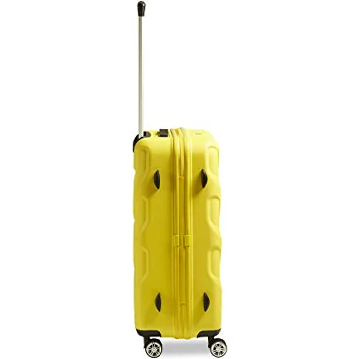 STRATIC Arrow 2 Hartschalen-Koffer Trolley Reisekoffer Rollkoffer 4 Rollen TSA-Zahlenschloss, Größe M, Yellow – Bild 5