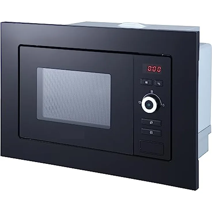 Respekta Einbau-Mikrowelle MW733 / 17 L Mikrowelle ohne Grillfunktion/Mikrowelle 700 Watt / 5 Leistungsstufen/Digitaltimer / 38 x 56 x 50 cm Einbaumaße (H x B x T)