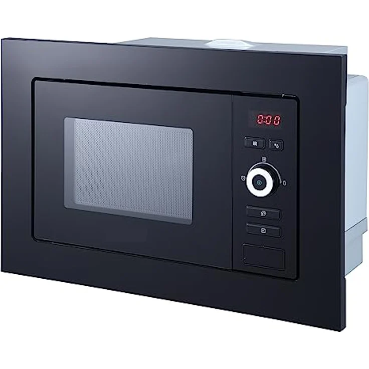 Respekta Einbau-Mikrowelle MW733 / 17 L Mikrowelle ohne Grillfunktion/Mikrowelle 700 Watt / 5 Leistungsstufen/Digitaltimer / 38 x 56 x 50 cm Einbaumaße (H x B x T) – Bild 1