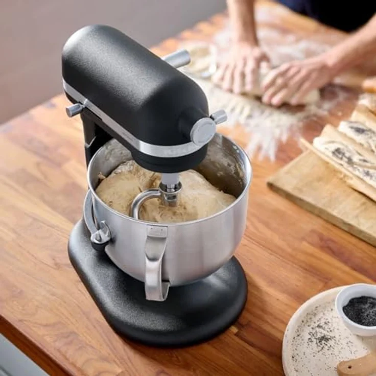 KitchenAid Küchenmaschine 5KSM70SHXEBK, 375 W, 6,6 l Schüssel - Leistungsstarke Küchenmaschine in neuem Design, knetet 3,9 kg Brotteig – Bild 8
