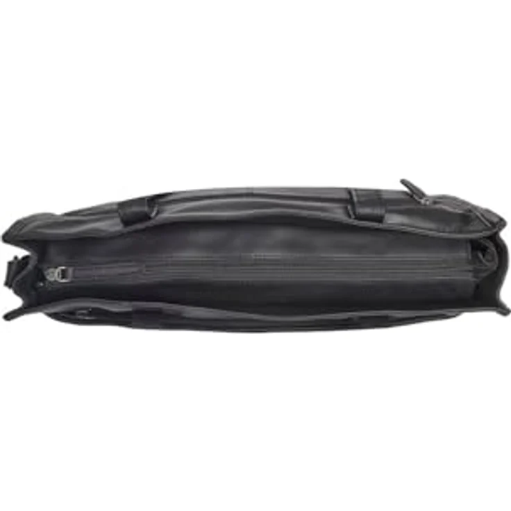 The Chesterfield Brand Adana Shopper Tasche, 100% Leder mit Laptopfach, 40 cm, schwarz – Bild 3