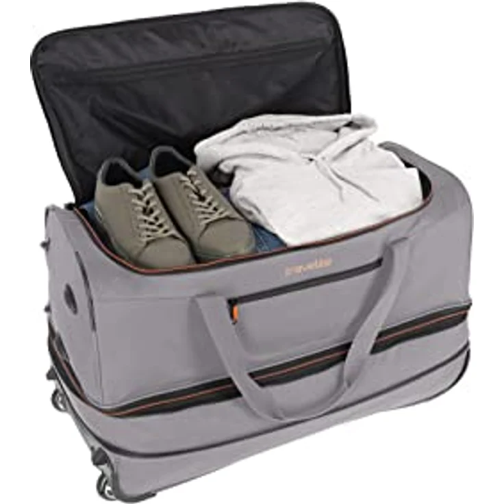 travelite Basics Trolley Reisetasche, 70 cm, 2 Rollen erweiterbar – Bild 5