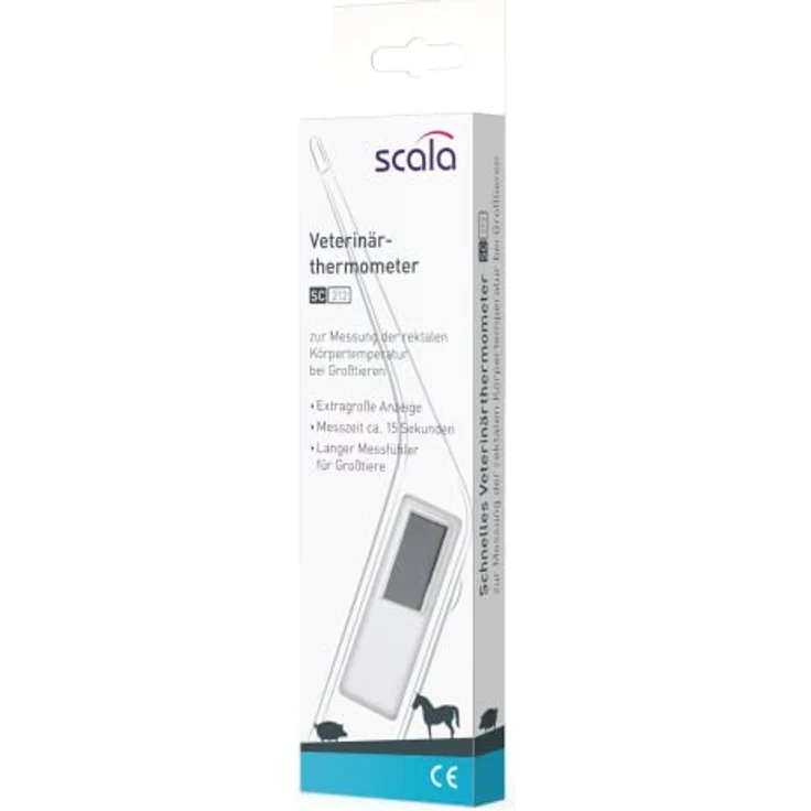 Scala SC 212 Veterinär Thermometer weiß – Bild 3