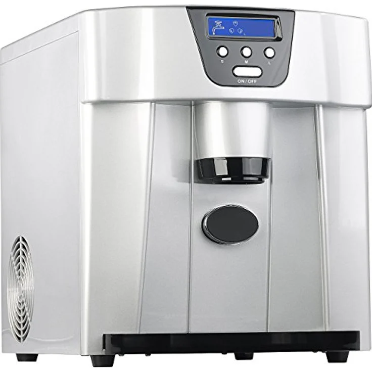 Rosenstein & Söhne EWS 2100 Eiswürfelbereiter, 130W, LCD-Display, 3 Größen, 1,8 Liter, silber – Bild 10