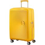 American Tourister Soundbox - Spinner M Erweiterbar Koffer, 67 cm, 81 L, Gelb (Golden Yellow)