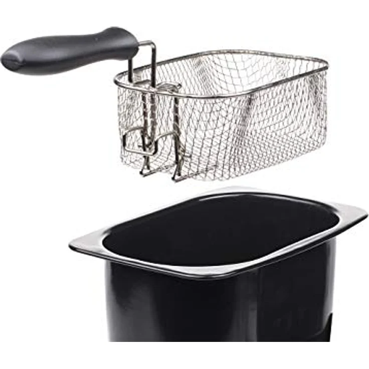 Tristar Edelstahl Fritteuse - mit 2 Liter Fassungsvermögen, Kaltzonefunktion und einstellbarem Thermostat bis 190°C, FR-6919 – Bild 5