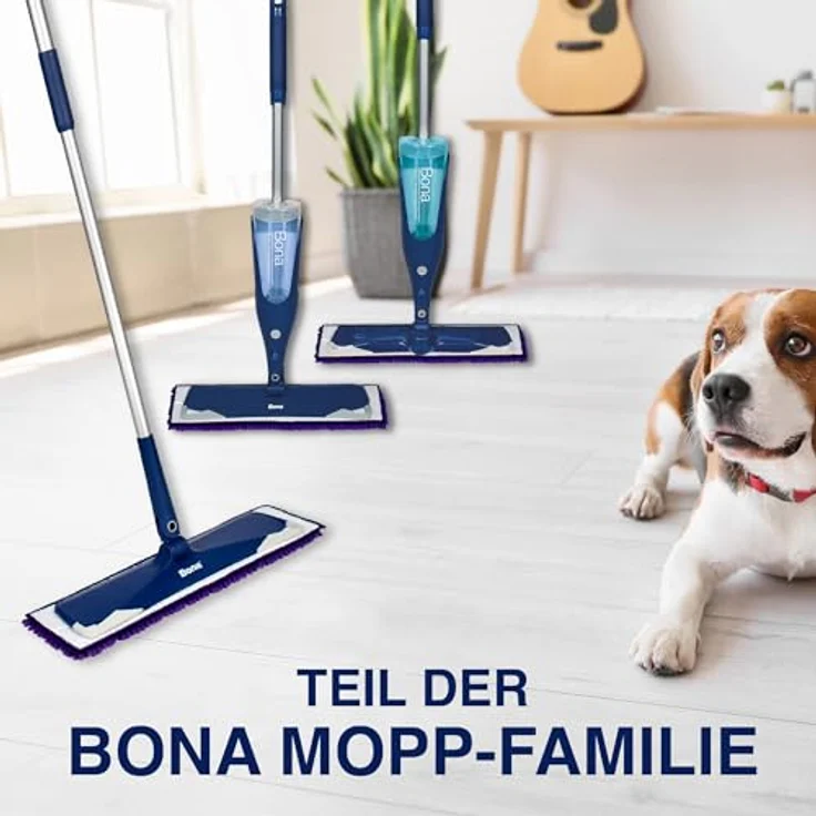 Bona Pet System Mikrofaser Sweeping Pad, elektrostatische Wirkung, waschbar, für Holz- und Hartböden - Preisvergleich – Bild 5