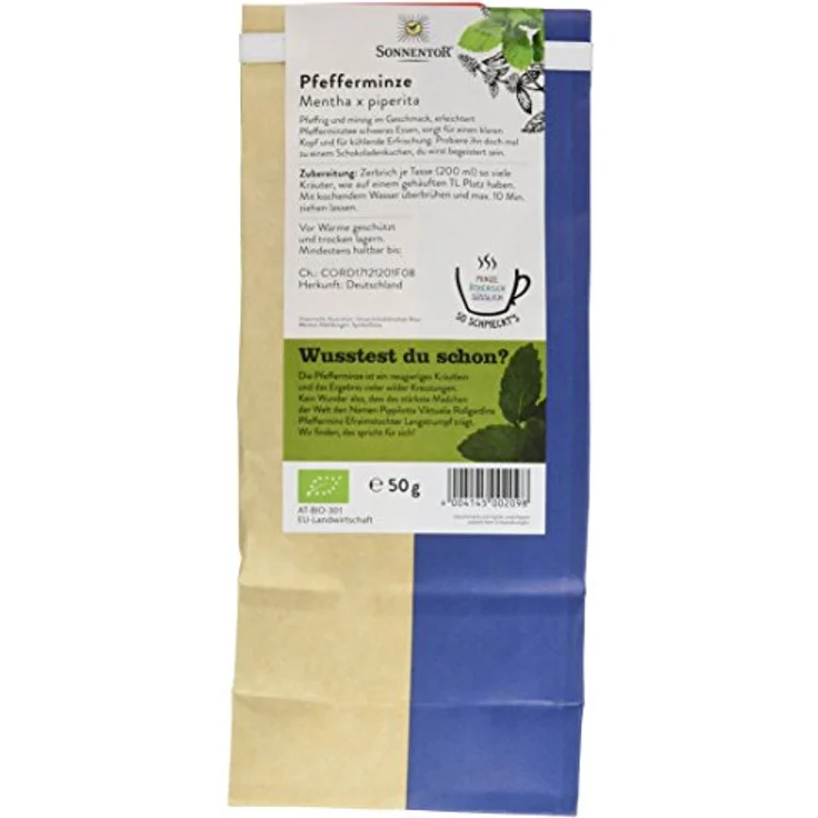 Sonnentor "Pfefferminze" Bio-Tee, 50g loser Tee – Bild 3