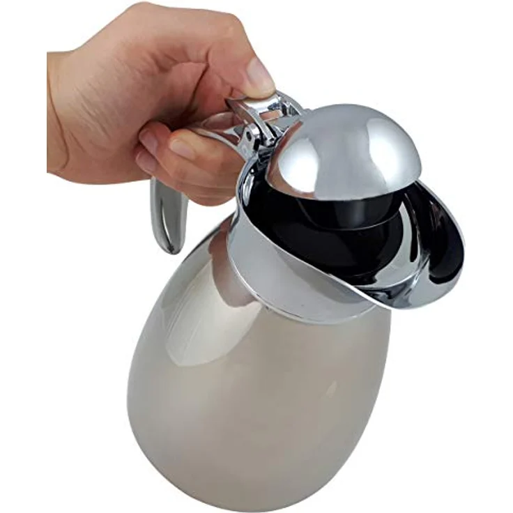 Helios Brilliant Edelstahl-Isolierkanne, poliert, 0,6 Liter – Bild 6