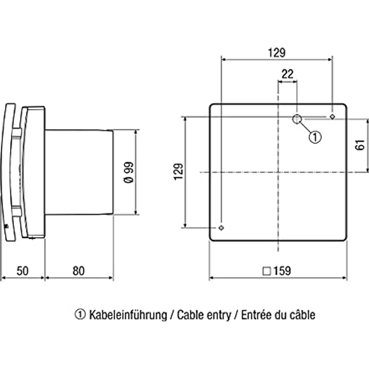 Maico Kleinraumventilator ECA 100 ipro KVZC – Bild 6