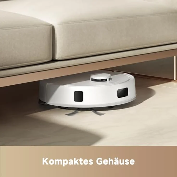 dreame Mova E20 Saugroboter mit Wischfunktion, LDS-Navigation, 5.000 Pa Saugkraft, 2-in-1 Staubsaugen und Wischen, Kompakte Bauweise, Schwarz – Bild 5