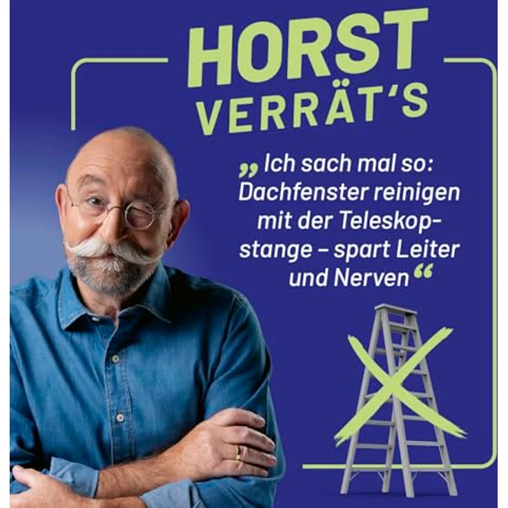 Lichterblitz Fensterreiniger 3-in-1 Sprühwischer Set, 6-teilig mit Teleskopstange und waschbaren Wischtüchern für streifenfreie Reinigung von Glasoberflächen – Bild 7