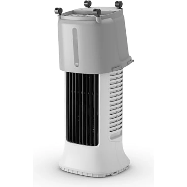 Olimpia Splendid Peler Tower 10, Tragbarer Verdunstungsluftkühler mit 2-in-1-Funktion, 10-Liter-Wassertank, 24 Geschwindigkeitsstufen und Fernbedienung – Bild 7