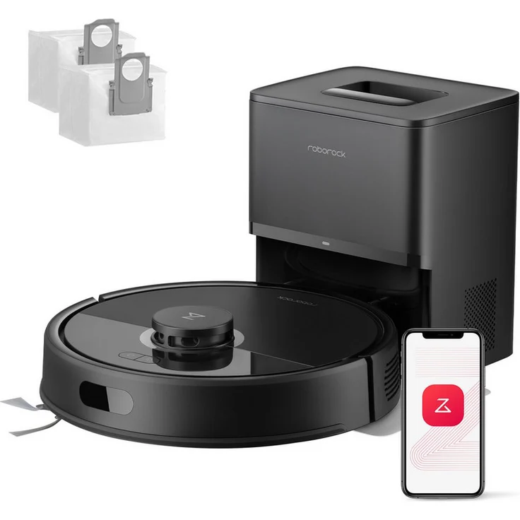 Roborock Saugroboter Q7 L5, 8000 Pa Saugkraft, Dual Anti-Tangle System, präzise LiDAR-Navigation, App-Steuerung, ideal für Haustierbesitzer