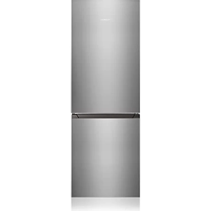 Heinrich´s HEINRICHS Kühlgefrierkombination 175Liter, Kühlvolumen 122L, Gefrierfach 53L,LED Beleuchtung,Kühlschrank Türanschlag wechselbar, leise 39dB,große Tiefkühlboxen, 7 Temperaturstufen, (inox) – Bild 2