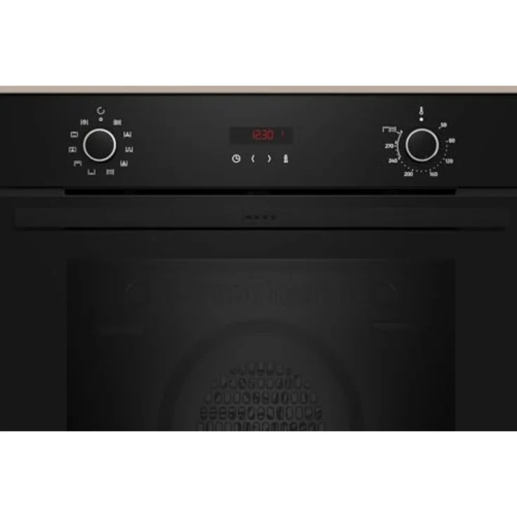 Neff B2CCG6AK0 Einbau-Backofen N30, CircoTherm, Pyrolyse, EasyClean, LED-Display, Schwarz – Bild 2