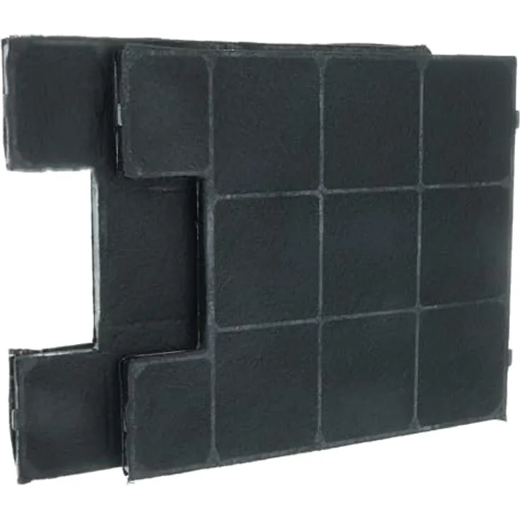 vhbw 2x Aktivkohlefilter, Ersatz für Amica Dunstabzugshauben KH 17170 E, KH 17159-3 E, KH 17129 E, schwarz, für verbesserte Umluft und Geruchsreduzierung