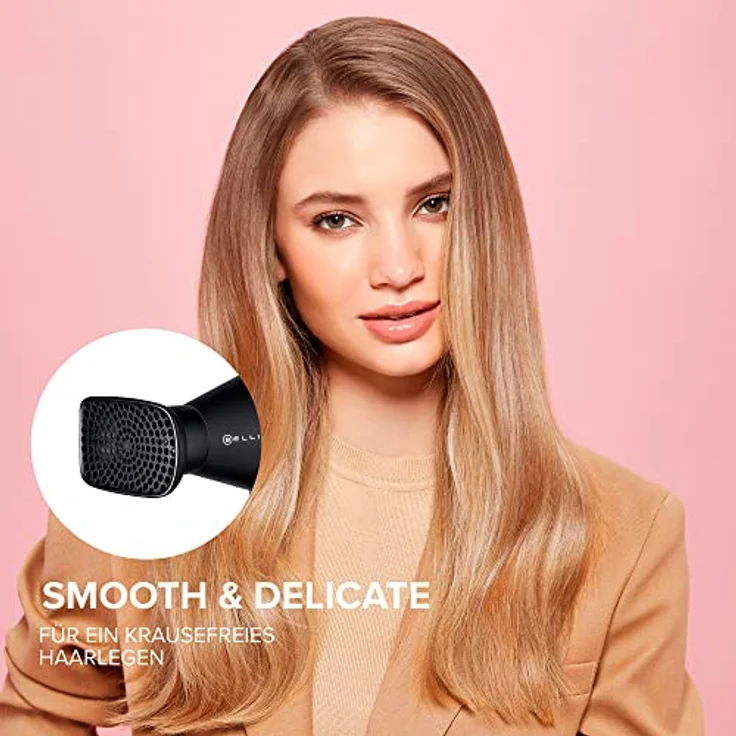 Bellissima Creativity 4 You Professioneller Haartrockner, 4 Zubehörteile, Diffusor, intelligente Temperaturregelung, Ionentechnologie, Beauty-Tasche, 2 Geschwindigkeiten, 3 Temperaturen, 1800 W – Bild 5