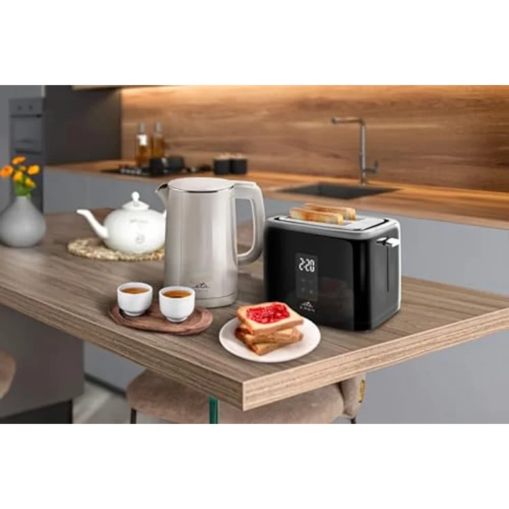 eta Wasserkocher EDITA ETA859590010, 1,5 l, 2200 W, zeitloses grau – Bild 6