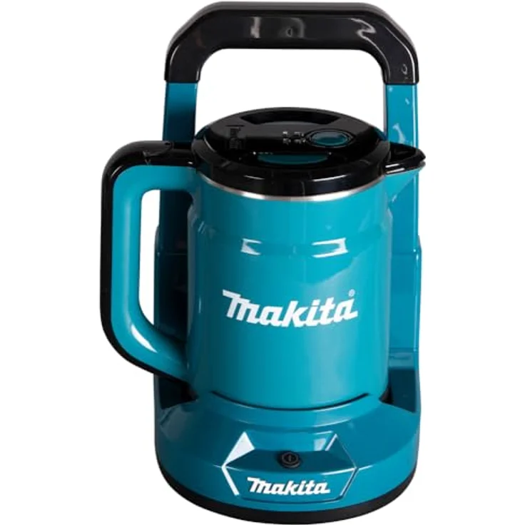 Makita DKT360Z Akku-Wasserkocher 2x18V (ohne Akku, ohne Ladegerät), 0,8 Liter, Wasserstandsanzeige, Abschaltautomatik, Trockengehschutz, Überlaufschutz, blau  – Bild 2
