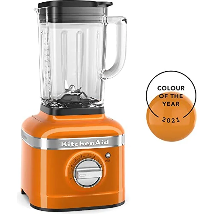 KitchenAid 5KSB4026EHY Standmixer, 1200W, 1,4L Glasbehälter, 5 Geschwindigkeiten, honey, Serie: 5KSB4026 – Bild 2