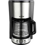 Schäfer Elektronik Filterkaffeemaschine Kaffeezubereiter, 1,5l Kaffeekanne, digitales Bedienelement mit LCD Display