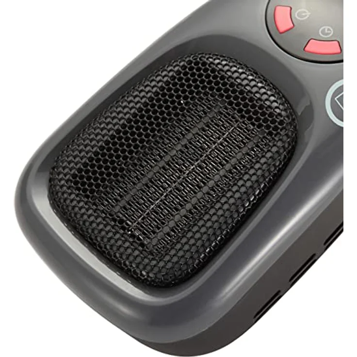 BALDERIA Plugin-Heater | Starker Heizlüfter 500W | Steckdosenheizung mit Fernbedienung, Timer & Thermostat | 2 Gebläsestufen | Für Räume bis 20 qm | Ideal für Büro, Wohnzimmer, Bad oder Gartenhaus – Bild 5