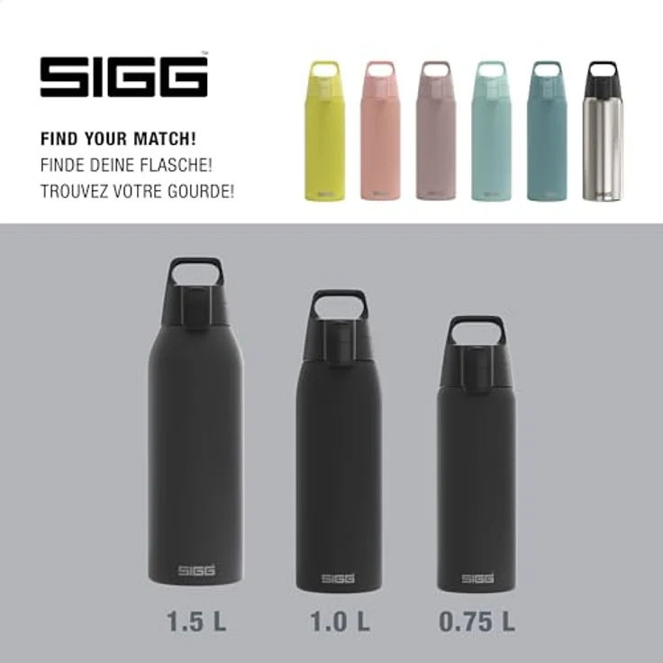 SIGG Trinkflasche Shield One Black 0,75L, schwarz – Bild 6