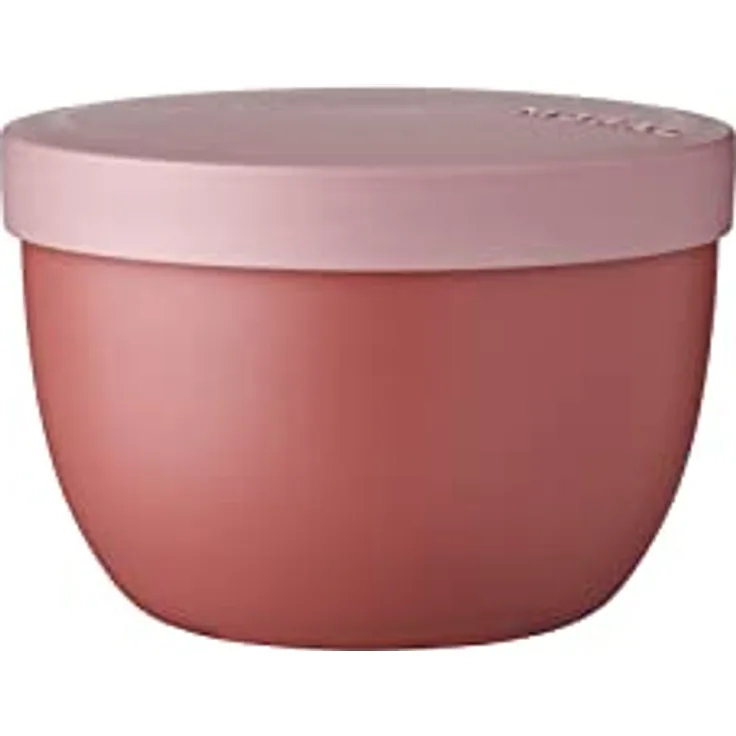Mepal - Snackpot Ellipse - Praktischer Behälter zur Aufbewahrung & für Transport von Lebensmittel - Tiefkühltauglich - Spülmachinenfest - 350 ml - Vivid Mauve