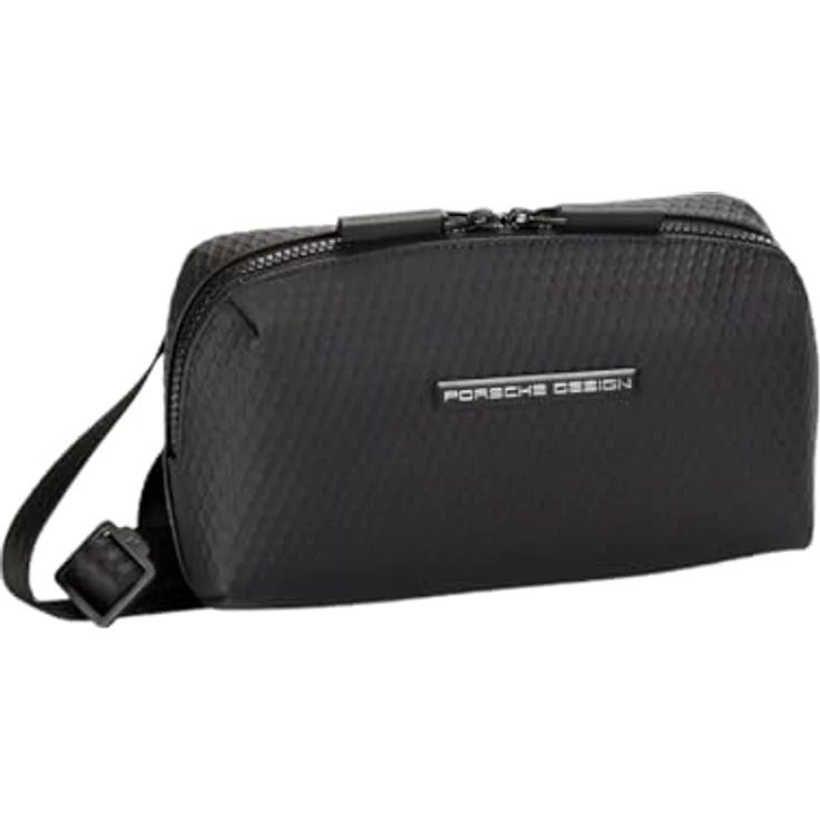 Porsche Design Studio Gürteltasche, 26 cm, schwarz, 100% Polycarbonat, kompakte Bauweise – Bild 1