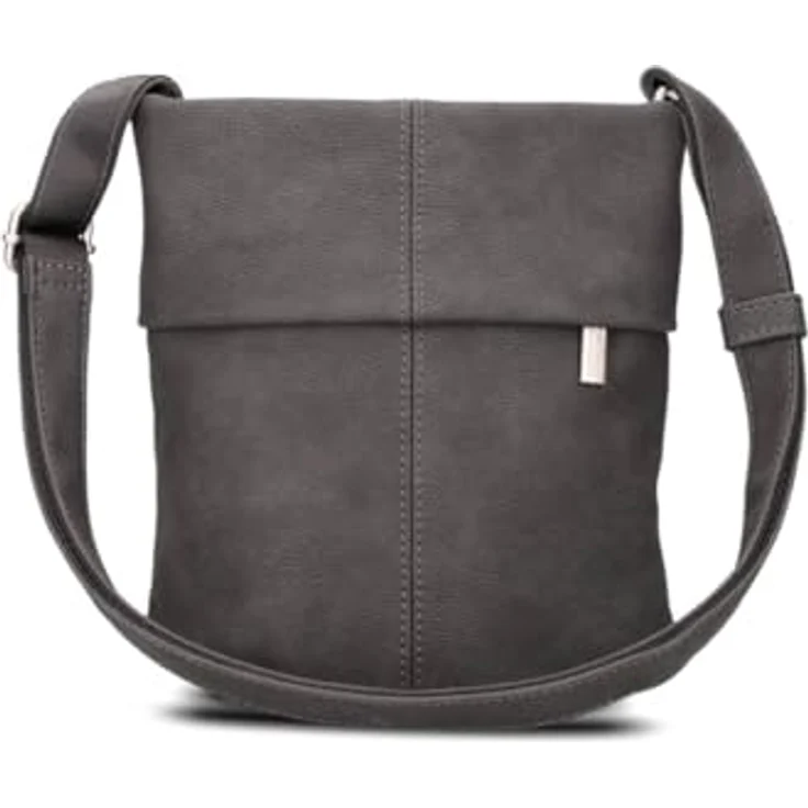 Zwei Mademoiselle.M Umhängetasche 22 cm, elegante Handtasche in Schwarz – Bild 3